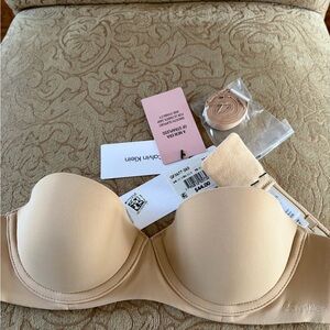 Calvin Klein Women's Beige Strapless Bra